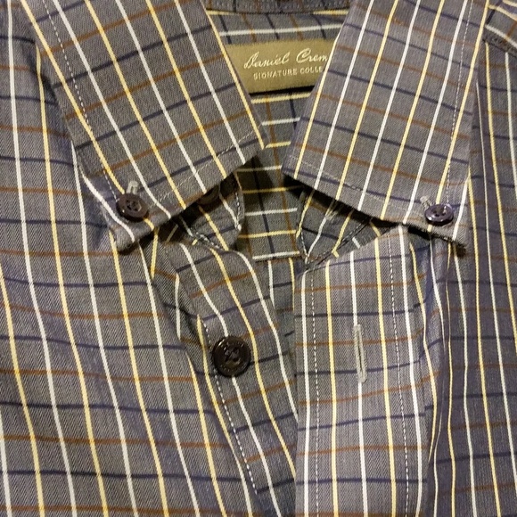 2/$25 DANIEL CREMIEUX Men's Shirt M Medium - Picture 3 of 5